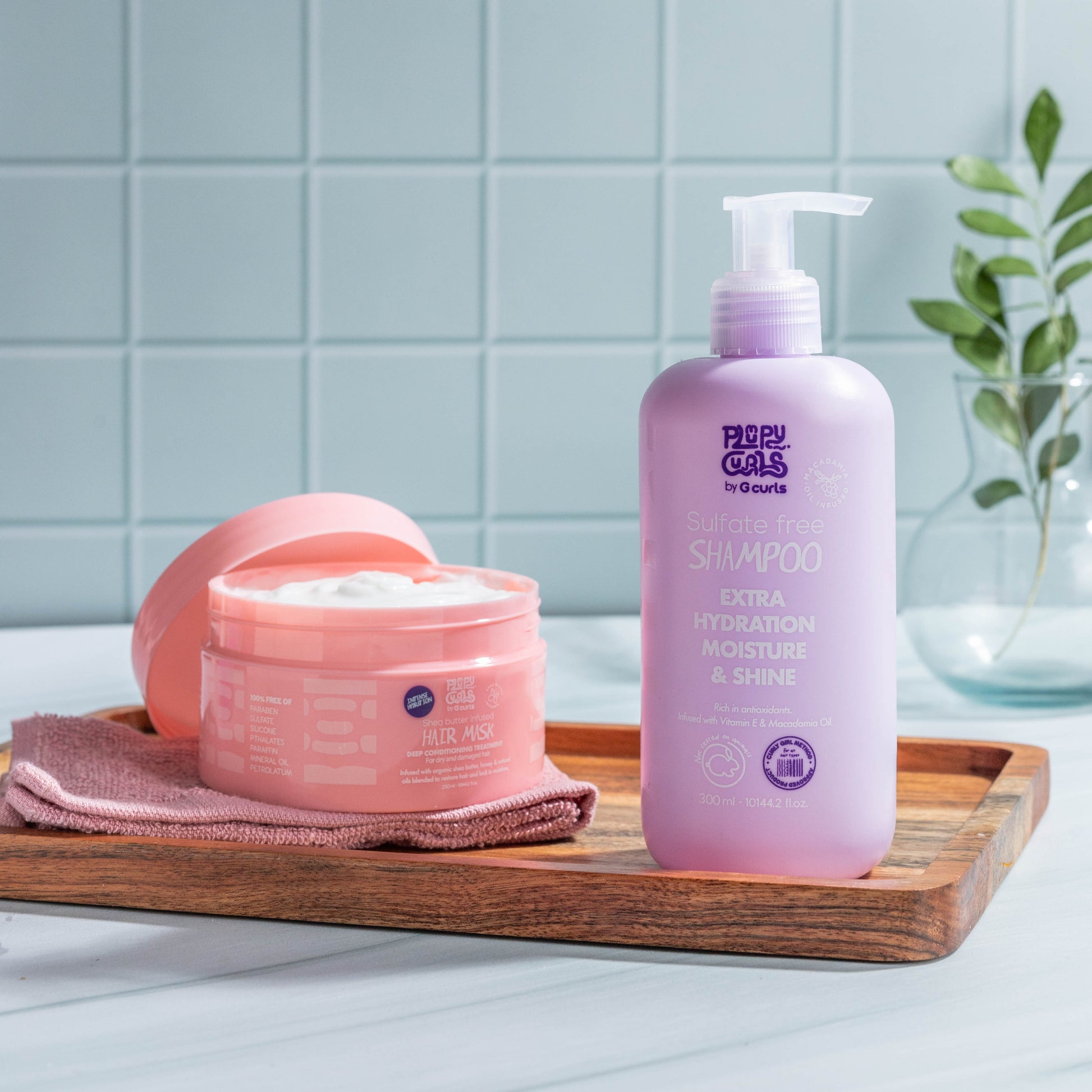 Gentle Duo ( Sulphate free shampoo - Hair mask) - Plumpy